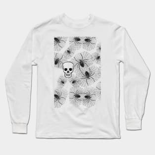 Spiders and Skulls Long Sleeve T-Shirt